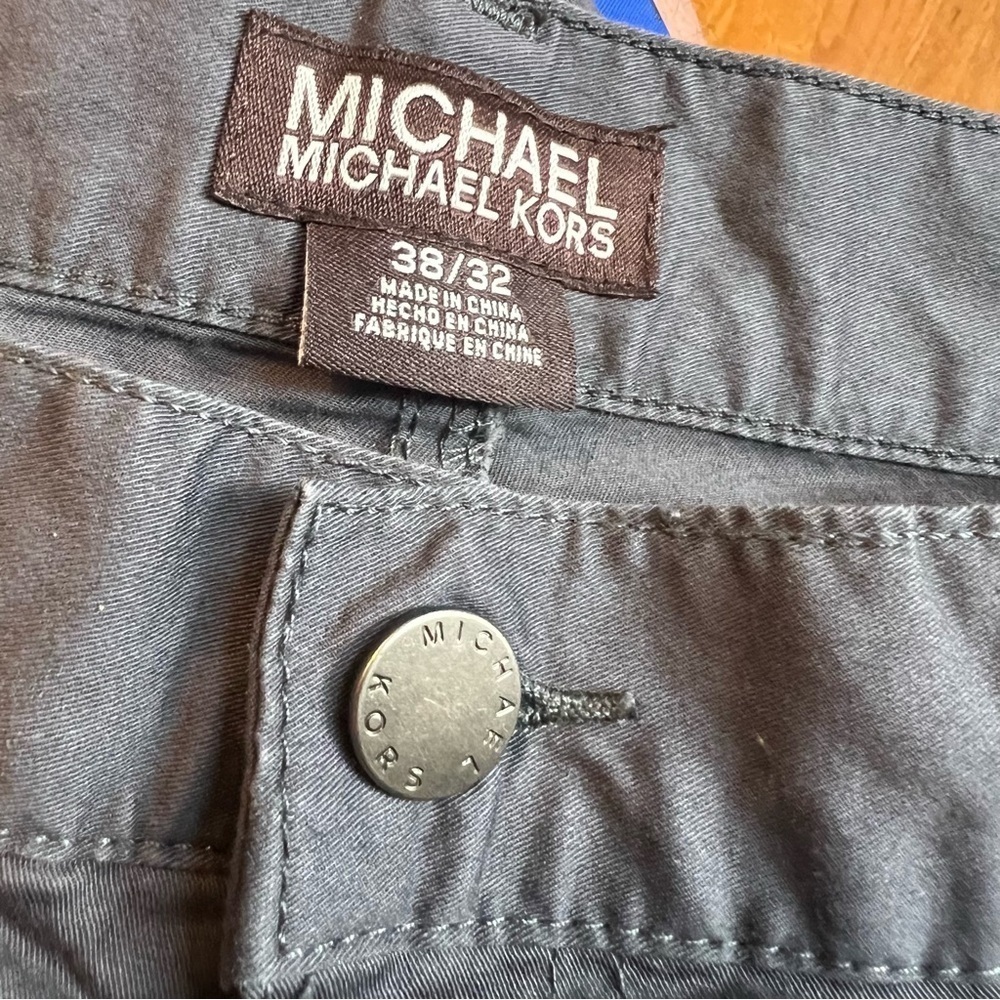 MICHEAL KORS Lightweight Cotton Chambray Slacks - Picture 5 of 10